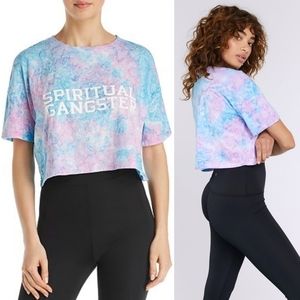 Spiritual Gangster VeraCruz Tie Dye Crop Tee